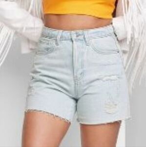 NWT Wild Fable Super high rise cutoff shorts in Light Wash